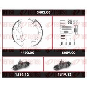 Achetez des Kit freins à tambours de chez REMSA en ligne pour Transporter T4 Minibus (70B, 70C, 7DB, 7DK, 70J, 70K, 7DC, 7DJ) à prix modérés