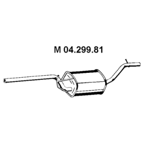 Mittelschalldämpfer von EBERSPÄCHER