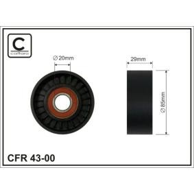 Umlenk- / Führungsrolle, Keilrippenriemen 43-00 von CAFFARO günstig für 11,70 € online kaufen