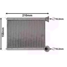 Wärmetauscher, Innenraumheizung 43006629 von VAN WEZEL günstig für 51,42 € online kaufen