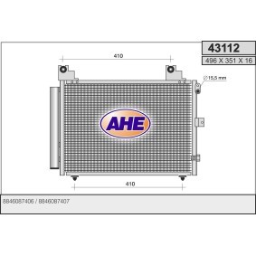 Achetez des Condenseur, climatisation AHE 43112 à prix pour 189,38 €