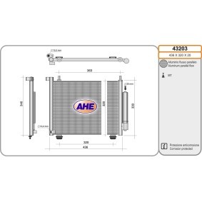 Acquista Condensatore climatizzatore da AHE 43203 a buon mercato per soli 106,00 €