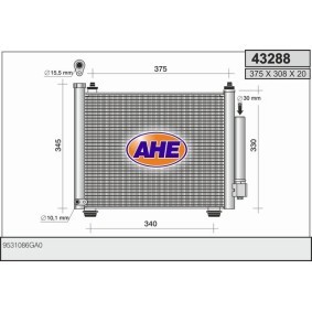 Acquista Condensatore climatizzatore da AHE 43288 a buon mercato per soli 195,80 €