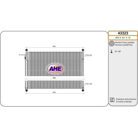 Acquista Condensatore climatizzatore da AHE 43323 a buon mercato per soli 103,27 €