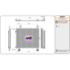 Acquista Condensatore climatizzatore da AHE 43431 a buon mercato per soli 122,51 €