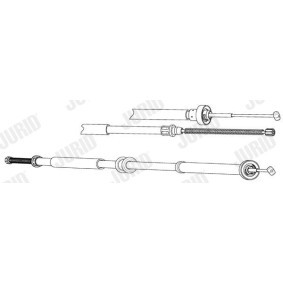 Handbremsseil für FORD von JURID