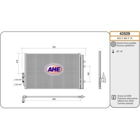 Compre Condensador, ar condicionado da AHE 43529 a um preço baixo por 89,93 €