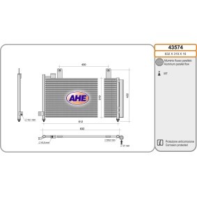 Acquista Condensatore climatizzatore da AHE 43574 a buon mercato per soli 178,49 €