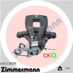Bremssattel 440.3.30005 von ZIMMERMANN günstig für 190,09 € online kaufen