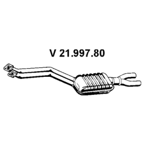 Acquista Silenziatore anteriore da EBERSPÄCHER 21.997.80 a buon mercato per soli 383,04 €