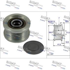 Generatorfreilauf 455229 von SIDAT günstig für 31,18 € online kaufen