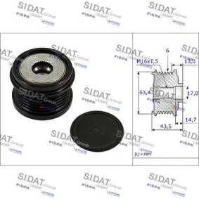 Generatorfreilauf 455232 von SIDAT günstig für 60,09 € online kaufen