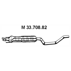 Achetez des Silencieux intermédiaire EBERSPÄCHER 33.708.82 à prix pour 190,76 €