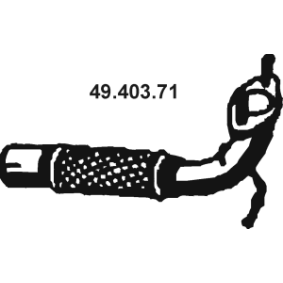 Kjøp Eksosrør av EBERSPÄCHER 49.403.71 til den lave prisen 2032,49 NOK