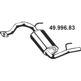 Kjøp Bakre eksospotte av EBERSPÄCHER 49.996.83 til den lave prisen 2219,60 NOK