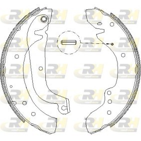 Bremsbackensatz für FIAT von ROADHOUSE