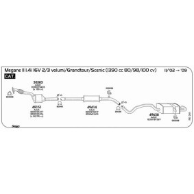 Compre Panela de escape central da SIGAM 50485 a um preço baixo por 59,34 €