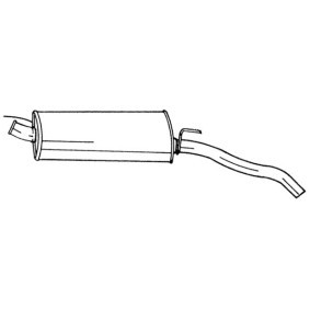 Compre Silenciador de escape de SIGAM online para Rapid Furgoneta (F40, G40) a precios moderados