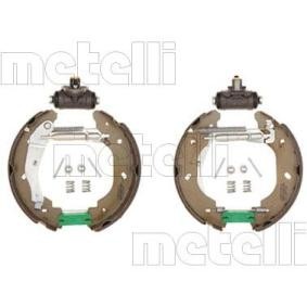 Bremsensatz, Trommelbremse des Herstellers METELLI - Originalware Artikelnummer: 51-0272