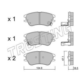 Bremsbeläge 518.0 von TRUSTING günstig für 76,60 € online kaufen