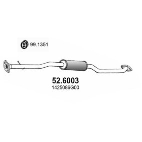 Acquista Marmitta centrale da ASSO 52.6003 a buon mercato per soli 155,48 €