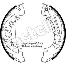 Bremsbackensatz 53-0172Y von METELLI günstig für 38,17 € online kaufen