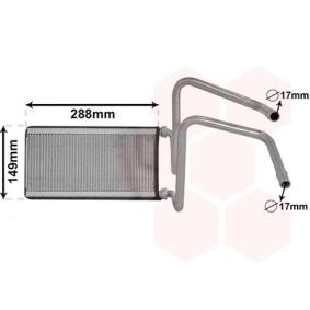 Compre Permutador de calor, aquecimento do habitáculo da VAN WEZEL 53006714 a um preço baixo por 74,66 €