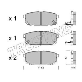 Bremsbeläge 532.0 von TRUSTING günstig für 85,80 € online kaufen
