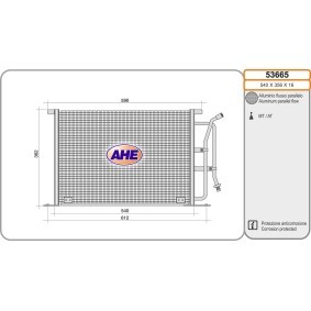 Acquista Condensatore climatizzatore da AHE 53665 a buon mercato per soli 47,64 €