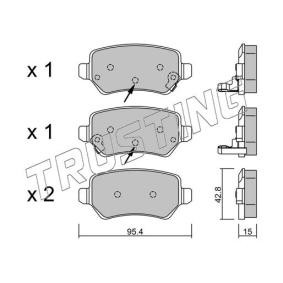 Bremsbeläge 558.2 von TRUSTING günstig für 43,62 € online kaufen