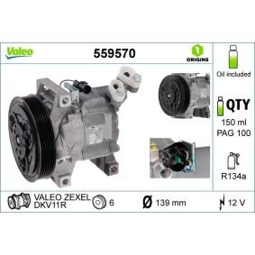 Klimakompressor 559570 von VALEO günstig für 294,79 € online kaufen