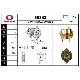 Lichtmaschine 56363 von EAI günstig für 211,74 € online kaufen