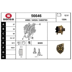 Køb Generator af EAI 56646 til den lave pris 1237,48 DKK