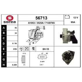 Lichtmaschine 56713 von EAI günstig für 166,57 € online kaufen