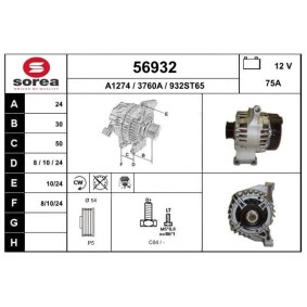 Lichtmaschine 56932 von EAI günstig für 181,03 € online kaufen