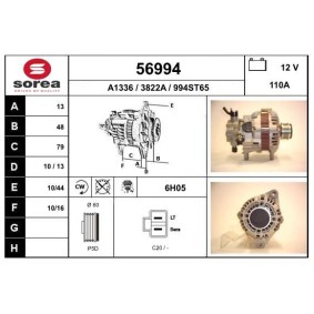 Lichtmaschine für KIA von EAI