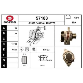 Lichtmaschine 57183 von EAI günstig für 210,41 € online kaufen