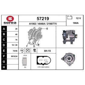 Lichtmaschine 57219 von EAI günstig für 327,16 € online kaufen