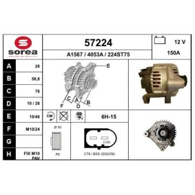 Lichtmaschine 57224 von EAI günstig für 230,21 € online kaufen