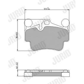 Bremsbeläge 573650J von JURID günstig für 59,74 € online kaufen