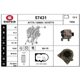 Lichtmaschine für BMW von EAI