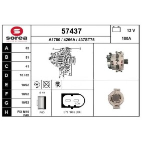 Lichtmaschine 57437 von EAI günstig für 141,57 € online kaufen