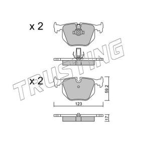 Bremsbeläge 576.0 von TRUSTING günstig für 79,72 € online kaufen