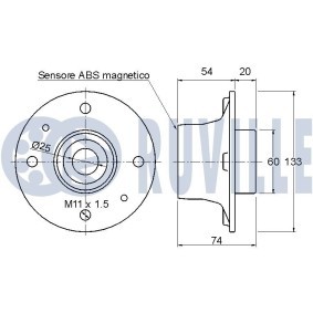 Umlenk- / Führungsrolle, Keilrippenriemen 58438 von RUVILLE günstig für 17,37 € online kaufen