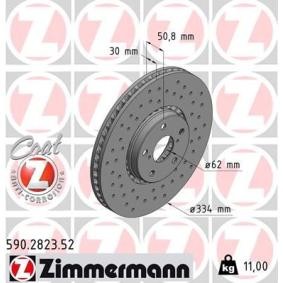 Bremsscheibe 590.2823.52 von ZIMMERMANN günstig für 118,30 € online kaufen