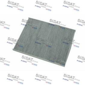 Innenraumfilter 591 von SIDAT günstig für 20,33 € online kaufen