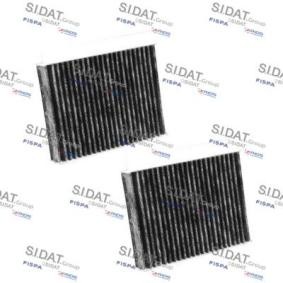 Compre Filtro, ar do habitáculo da SIDAT 595-2 a um preço baixo por 24,69 €