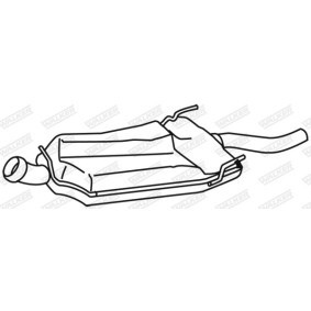 Endschalldämpfer 18853 von WALKER günstig für 113,40 € online kaufen