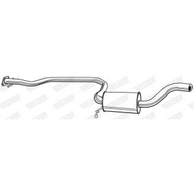 Compre Silenciador central de WALKER online para Fiesta Mk4 Van (JVS) a preços moderados