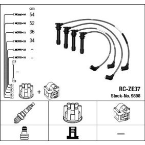 Comprar Juego de cables de encendido de NGK 9898 a bajo precio de 51,45 €